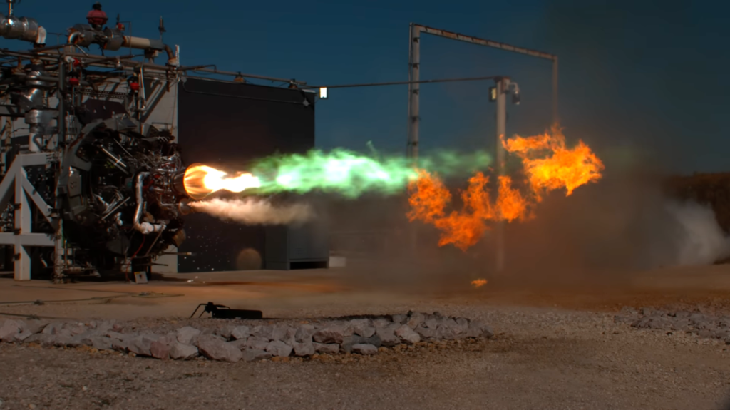 Firefly Reaver engine in ultra slow motion