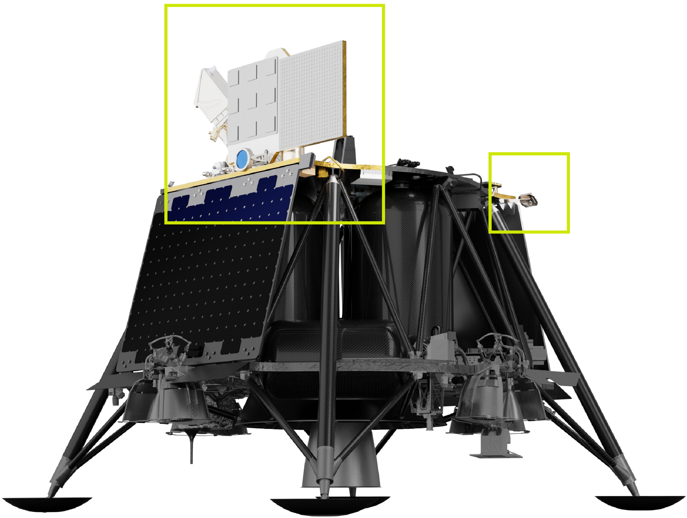 Blue Ghost Lunar Lander - Antennas