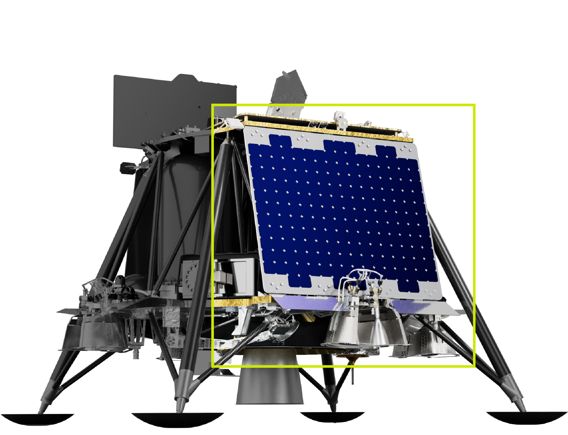 Blue Ghost Lunar Lander - Solar Panels