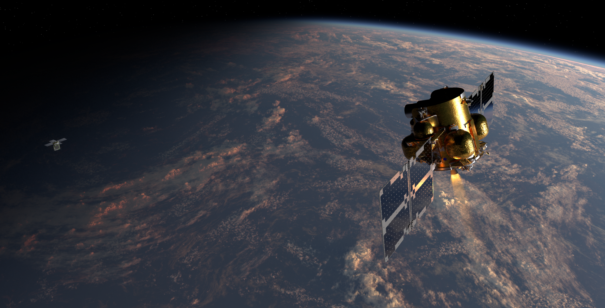 Firefly - Elytra Dawn vehicle in LEO rendering