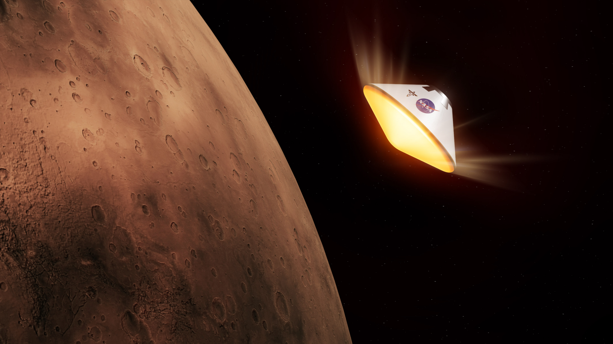 NASA SkyFall aeroshell - Firefly Aerospace rendering | Source: Firefly Aerospace