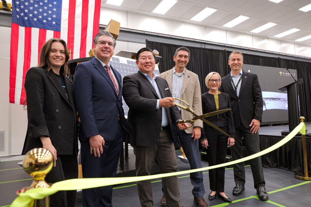 Firefly Cleanroom Ribbon Cutting - Group Shot